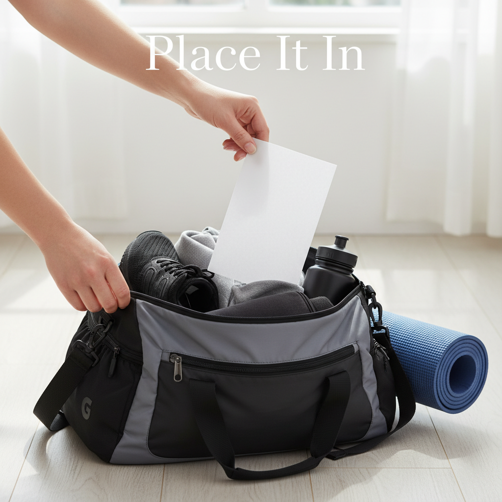 Place It In - White Sheet